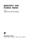 Cover of: Research and human needs