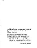 Cover of: Salinity and irrigation agriculture in antiquity Diyala Basin archaeological projects: report on essential results, 1957-58