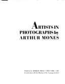 Cover of: Artists in photographs | Arthur Mones