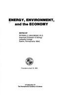 Cover of: Energy, environment, and the economy by edited by Shyamal K. Majumdar.