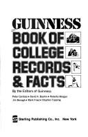 Cover of: Guinness book of college records & facts