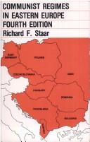 Cover of: Communist regimes in Eastern Europe by Richard Felix Staar