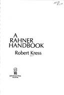 Cover of: A Rahner handbook