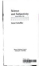 Cover of: Science and subjectivity by Israel Scheffler