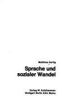 Cover of: Sprache und sozialer Wandel