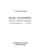 Cover of: Karl Schapper: ein Vater der europäischen Arbeiterbewegung : 1812 Weinbach (Oberlahnkreis)-1870 London
