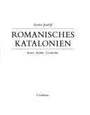 Cover of: Romanisches Katalonien by Diether Rudloff