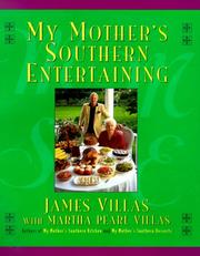 Cover of: My mother's Southern entertaining