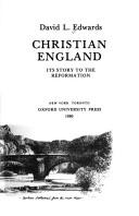 Cover of: Christian England by David Lawrence Edwards
