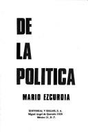 De la política by Mario Ezcurdia