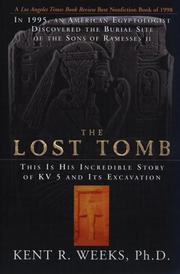The lost tomb by Kent R. Weeks