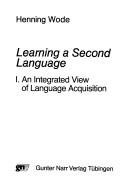 Learning a second language by Henning Wode