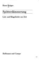 Cover of: Spötterdämmerung by Horst Krüger
