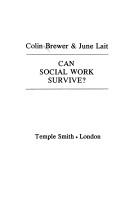 Cover of: Can social work survive?