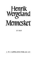 Cover of: Mennesket by Henrik Arnold Wergeland