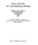 Cover of: Po radziwiłłowsku: o życiu i działalności politycznej wojewody wileńskiego księcia Karola Radziwiłła "Panie Kochanku"