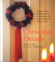 Cover of: Christmas details