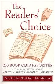 Cover of: The readers' choice by Victoria Golden McMains