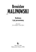 Cover of: Wierzenia pierwotne i formy ustroju społecznego by Bronisław Malinowski