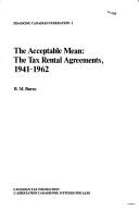 Cover of: The acceptable mean by Ronald M. Burns, Ronald M. Burns