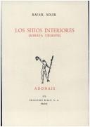 Cover of: Los sitios interiores by Rafael Soler
