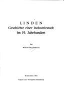 Cover of: Linden, Geschichte einer Industriestadt im 19. Jahrhundert