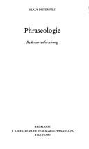 Phraseologie by Klaus Dieter Pilz