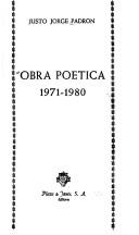 Cover of: Obra poética, 1971-1980