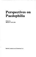 Cover of: Perspectives on paedophilia