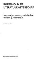 Cover of: Inleiding in de literatuurwetenschap