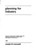 Cover of: Planning for industry | 