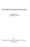 Cover of: Christoph Martin Wieland by herausgegeben von Hansjörg Schelle.