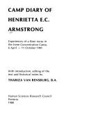 Camp diary of Henrietta E.C. Armstrong by Henrietta E. C. Armstrong