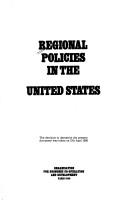 Regional policies in the United States