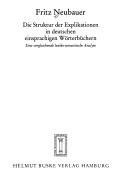 Cover of: Grundelemente der semantischen Struktur von Texten by herausgegeben von Hans-Jürgen Eikmeyer und Louise M. Jansen.