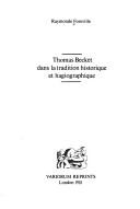 Cover of: Thomas Becket dans la tradition historique et hagiographique