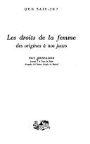 Cover of: Les droits de la femme: des origines à nos jours