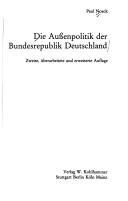 Cover of: Die Aussenpolitik der Bundesrepublik Deutschland