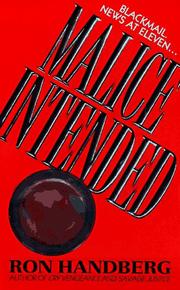 Cover of: Malice Intended by Ron Handberg, Ron Handberg