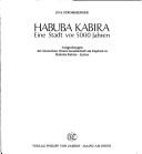 Cover of: Habuba Kabira by Eva Strommenger
