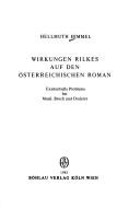 Cover of: Wirkungen Rilkes auf den österreichischen Roman: existentielle Probleme bei Musil, Broch und Doderer