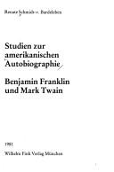 Cover of: Studien zur amerikanischen Autobiographie by Renate von Bardeleben