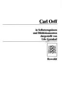 Cover of: Carl Orff by Lilo Gersdorf