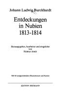 Cover of: Entdeckungen in Nubien, 1813-1814