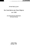 Cover of: Die Carta marina des Olaus Magnus von 1539 by Elfriede Regina Knauer