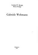Cover of: Gabriele Wohmann by Gerhard Peter Knapp