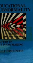 Cover of: Educational subnormality: a study in decision-making