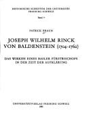 Joseph Wilhelm Rinck von Baldenstein (1704-1762) by Patrick Braun