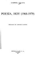 Cover of: Poesía, hoy (1968-1979)