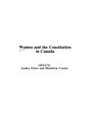 Cover of: Women and the constitution in Canada